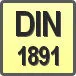 Piktogram - Typ DIN: DIN 1891